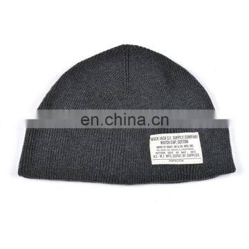 Outdoor Running Winter Warm Custom Knitted Fisherman Beanie