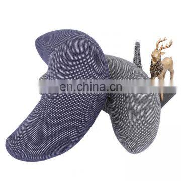 Factory Price Grey C Shape Multi Functional Waist Cushion Pillow With Food Grade Polystyrene Filling photo-2