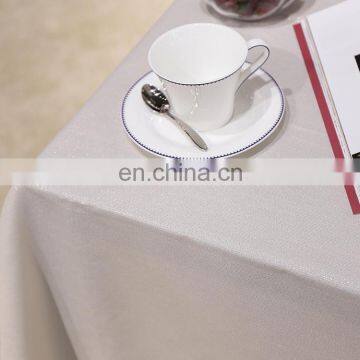 Promotion Custom Size Damask Jacquard Tablecloth White Banquet Restaurant Home Party Wedding Rectangular Church Table Cloth photo-4