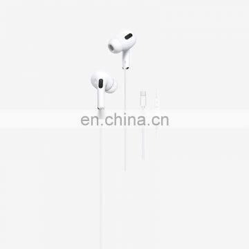 High  quality 360 surrounded sound in-ear  tepy-c wired earphone