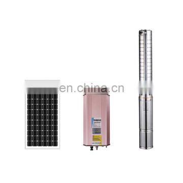 4PSS Stainless Steel dc Solar 5hp Submersible Price 100 Meter Head Water Pump System