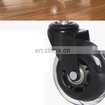 Low Noise Easy Fast Install Office Furniture PU Castor Roller Wheel photo-6