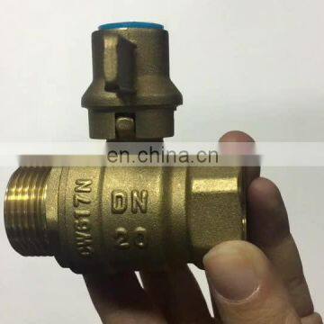 Welcome OEM ODM conventional brass loclable ball valve manufacturer