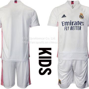 2020/21 Season Real Madrid Kids Home Jersey&Shorts