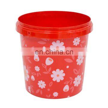 Safe Food Plate Containers Oven and Microwave Plastic Microwaveable IML Plastic Packaging Bucket photo-3