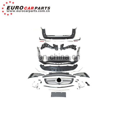 W447 body kits fit for V-class W447 2016y~ Eurocar w447 kit PP material front bumper side skirts rear bumper and spoiler