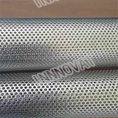 stainless steel perforated metal tube