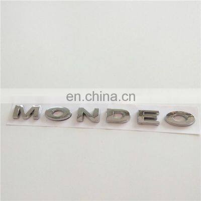 MONDEO Plastic Custom Chrome Number Letter Car Body Decoration Car Emblem Badge Sticker photo-2