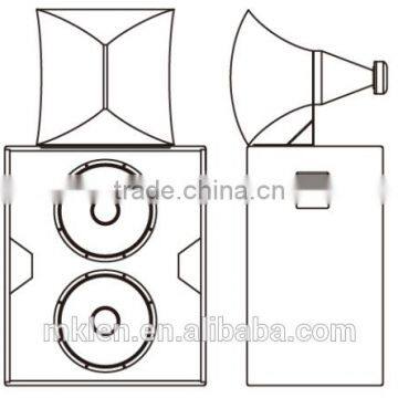 CH-1525, Trade Assurance, Double 15 Inch Passive Cinema Loudspeaker, Professional Speaker photo-2