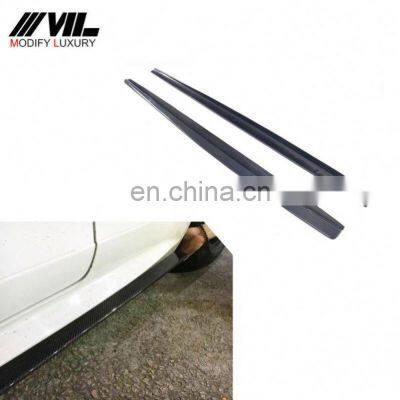 Carbon Fiber Body Kit Side Skirts For VW Scirocco R