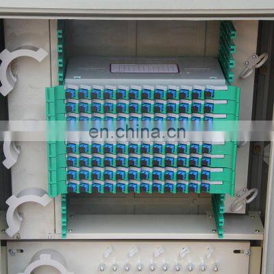 Outdoor Floor-Standing 96 Core Optical Fiber Cross Connection Cabinet photo-4
