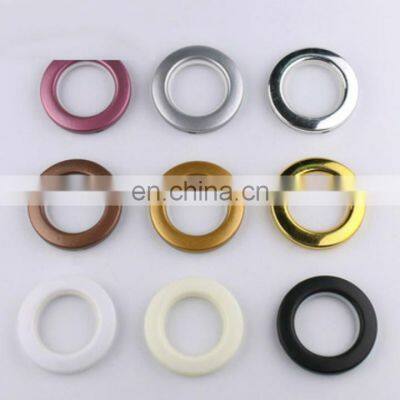 Wholesale Production Plastic Eyelet Curtains Wear Resistant and Durable Round Curtain Ring Eyelet photo-3