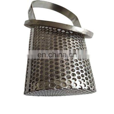 stainless steel portable filter basket stainless steel Perforated Basket filter