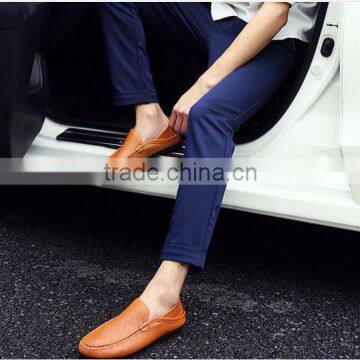 Men Round Toe Comfortable Breathable Flexible Casual Driver Dress Shoes photo-2