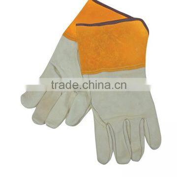 cow hide leather industrial safety working gloves with cheap price good quality