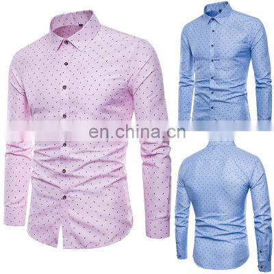 High Quality Silk Cotton Poplin Print Quick Dry Shirt