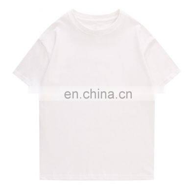 High Quality Heavy Thick, Cotton Short Sleeve Custom LOGO Print Plain White Mens T shirt/