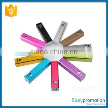 Best selling portable charger cell phone power bank with cable for promotion