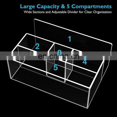 Desk Organizer for Pen Desktop Multi-Functional Acrylic Office Desk Organizer Makeup Organizer photo-4
