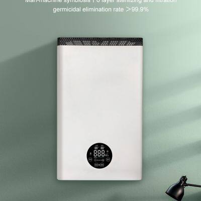 Efficient Medical Plasma Air Disinfecting Machine Against Bacteria Wall Mounted Air Purifier for Office Home Public Use