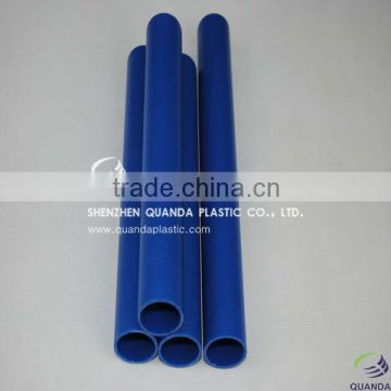 Blue clear ABS plastic Hard Tubes