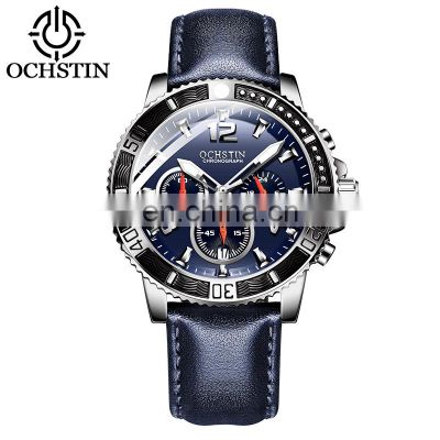 OCHSTIN 6045B water resistant stainless steel back watches 10 bar accord quartz watches water resist 100ft