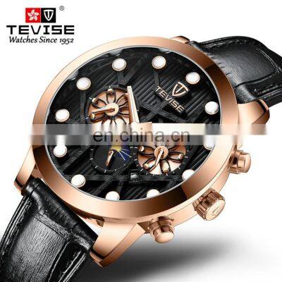 TEVISE T850A hot seller automatic watches men wrist luxury customise brand your own mechanical watches