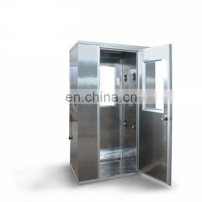 Stainless steel Cleanroom Two-side Air shower for Single Person