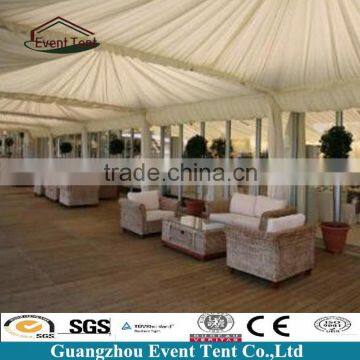 Popular hotel lounge halls tents, custom sizes tent marquee hotel from guangzhou factory