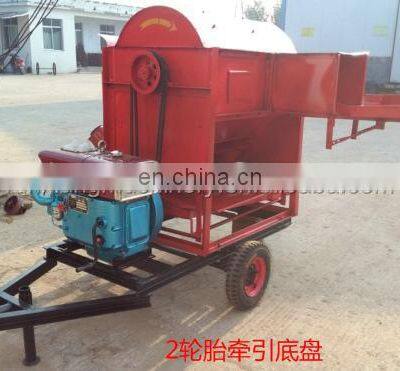 Mini Mobile Multi Agricultural Rice Millet Thresher Threshing Machine Price photo-2