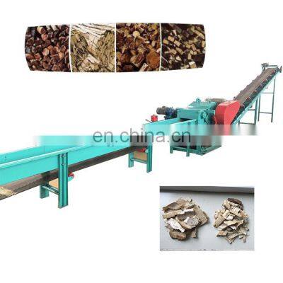 Petrol tree stumps crusher diesel engine wood shredding machine gasoline powered wood chipper