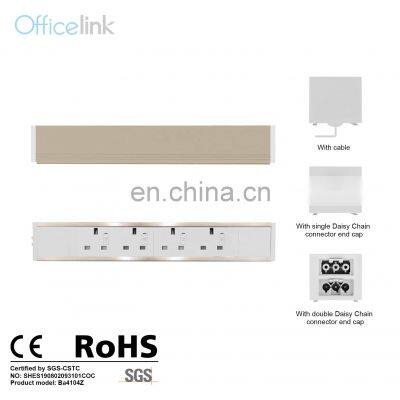 UK 13A socket for Office desk with Daisy chain connection