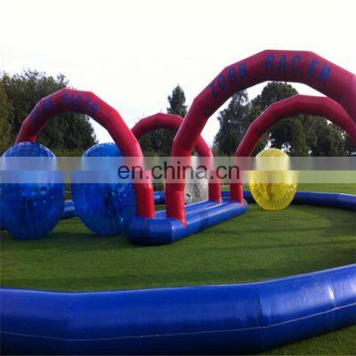 Inflatable Race Track For Kids Sport Games photo-5