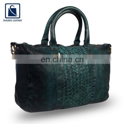 2020 Hot Selling Premium Quality Stylish Genuine Leather Women Handbag