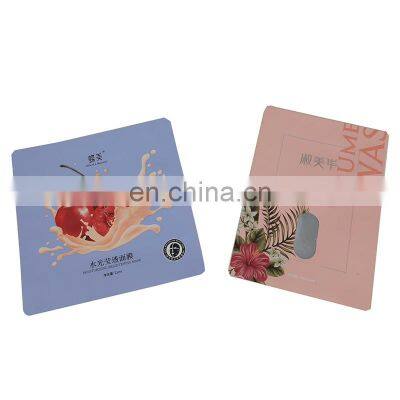 Variety Design Custom Heat Seal Cosmetic 3 Side Seal Plastic Foil Facial Masque Packaging Bag Personal Care Sample Sachet photo-3