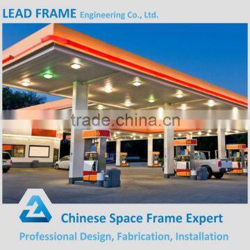 Environmentally-friendly light steel space frame gas filling station