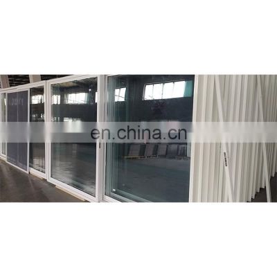 interior noiseless sliding door plastic and steel frame slide horizontal openning style pvc doors