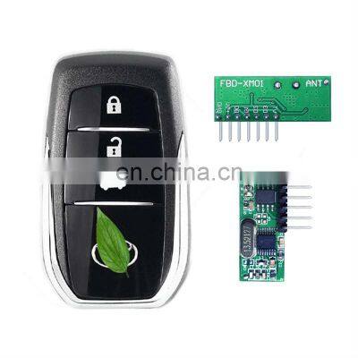 Rf receiver module Rf 3 channel remote control module 433 mhz remote control with receiver