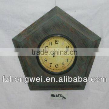 Hongwei 2013 Antiquated Natural Wood Decorative Clocks& Wood Wall decorative Clocks