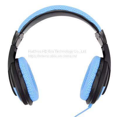 Oem Design Various Colors Stereo Headset With Retractable Mic For Computer Headset Hd802