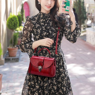 ZTSB-0070,synthetic Leather Bag Factory pu Lady Single Shoulder Crossbody Small Square Handbag photo-5