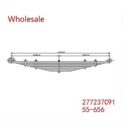 277237C91, 55-656 Front Axle Parabolic Spring Set of Heavy Duty Vehicle Wholesale For Navistar