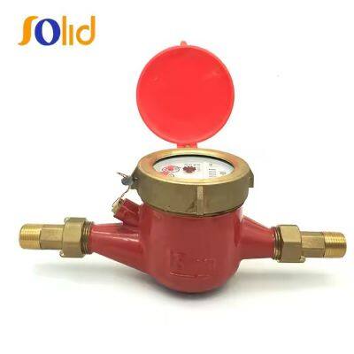 Ductile Iron Vane Wheel Multi-Jet Dry Dial Magnetic Type Hot Water Meter