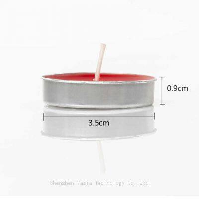 Factory OEM Customized 4 Hour Burn Aluminium Soy Wax Tealight Candles Wholesale