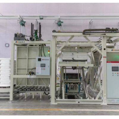 Valve Type Bag Automatic Palletizing Machine 25Kg Weighing 300 Bags/Hour