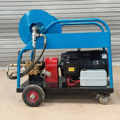 Electric 15kw High Pressure Sewer Drain Water Jet Cleaner 200bar Water Jet Sewer Cleaner 400mm Large Pipe Cleaning Machine