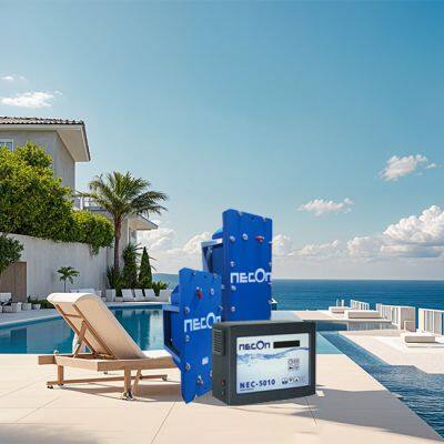 NEC-5010, Villa swimming pool copper silver ion disinfection equipment, 100% chemical free swimming pool water treatment equipment