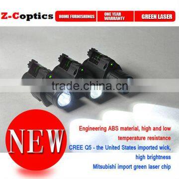 green laser sighting with LED for Picatinny Rail