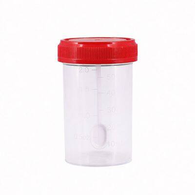 Интегрированная пробоотборная ложка 60 мл стакан для сбора кала для микробиологических и паразитологических исследований