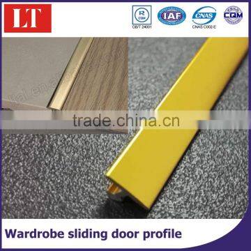 Beautiful ceramic tile accessories 8mm tile trim small aluminium T profile